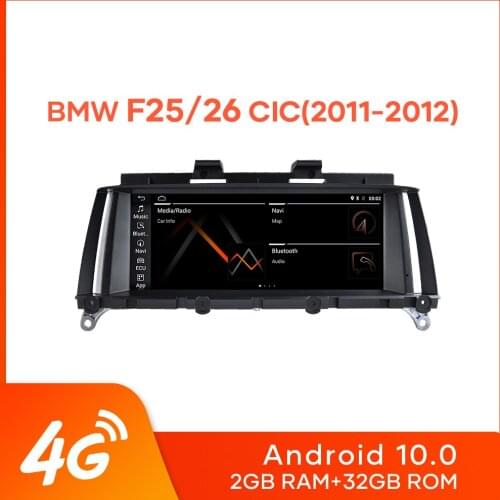 MCWAUTO forBMW X3 F25 X4 F26 2011-2012 CIC System 8.8” Car Stereo Radio Android 10.0 Autoradio GPS Navigation 4G Wifi