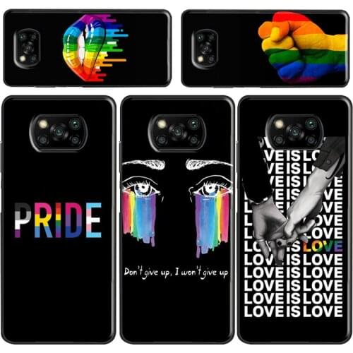 RAINBOW FLAG GAY LESBIAN PRIDE LGBT Case For POCO X3 Pro M3 F1 F2 F3 Coque For Xiaomi Mi 11 Ultra Note 10 Lite Mi 9T 10T Pro