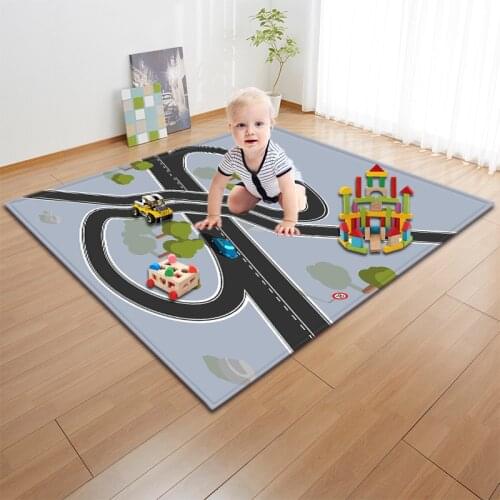 Living Room Area Carpet Big Size Mat Anti-Slip kids room Carpet play game Carpets baby Crawl Mat Home textile Soft rug DL0001
