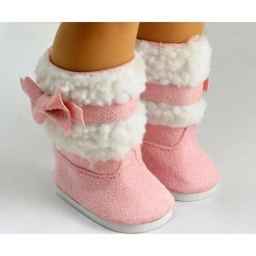 Doll clothes,doll accessories, lovely Pink doll shoes for 18" inch american girl doll ,christmas gift free shpping