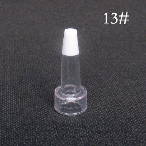 13# Plastic Dropper Lid Dispenser Tip for Crimp Seals Diameter 13MM Flared Shape Top Sealing Cap of Penicillin Bottle