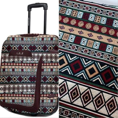 NF-13 100*148cm The New Geometric Jacquard Fabric Wave Cotton Linen Fabrics Handicraft Creative Household Fabrics For Bags Shoes