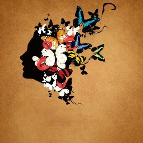 Flower Butterfly Patch Iron on Patches for Clothing Heat Transfer Sticker on Clothes Applique Thermo Stickers On Women Tshirt