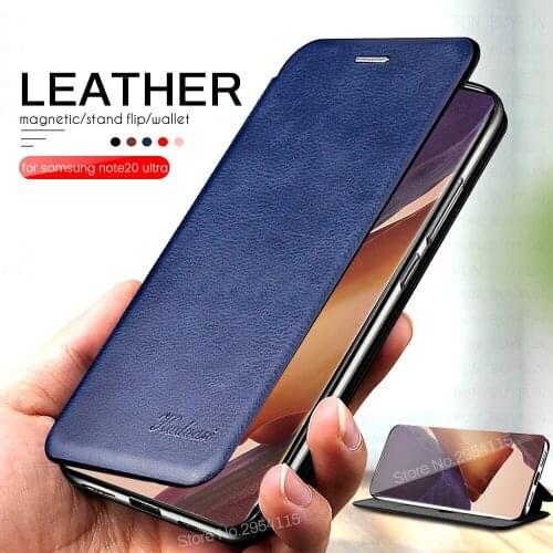 Sansung note20 ultra 2020 case luxury leather flip covers for samsung galaxy note 20 ultra not 20 notes 20ultra stand coque capa