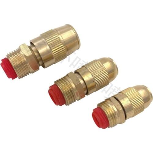 All copper adjustable bullet nozzle dedusting / cooling / atomizing nozzle gardening factory wholesale