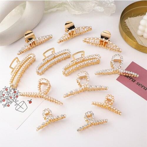 Заколка для волос Korean Big Hair Claws Elegant Acrylic Hair Clips Hairpins Barrette Headwear for Women Girls Hair Accessories