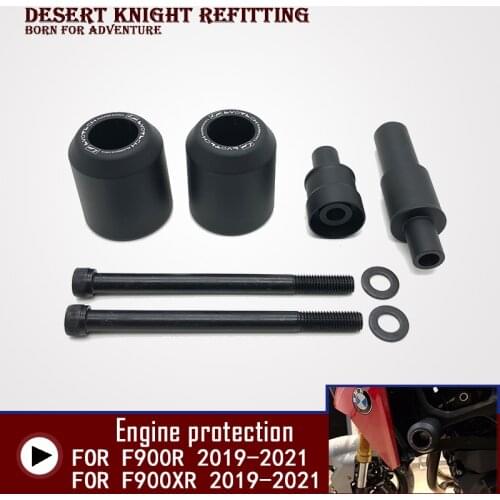 2019 2020 2021 For BMW F900R Motorcycle Engine Anti Drop Ball POM Aluminum Frame Crash Slider Falling Protector Parts