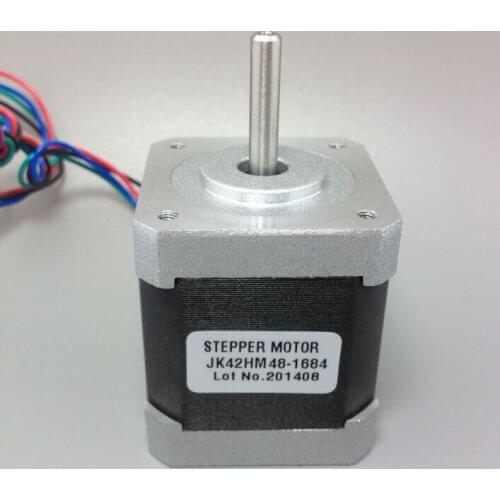 0.9 degree Nema 17 stepper motor 48mm 1.68A 0.44N.m 42HM48-1684 Nema17 stappenmotor 4.4kg.cm 4-lead for 3D printer