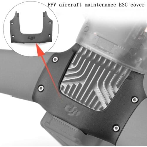 2021 New Durable Spot Fpv Repair Esc Cover Dji Fpv Drone Repair Fpv Drone Black Plastic Spare Parts Replacement