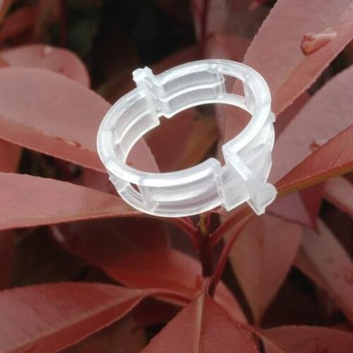 400Pcs Plant Support Garden Clips For Vine Upright Vegetable Tomato White