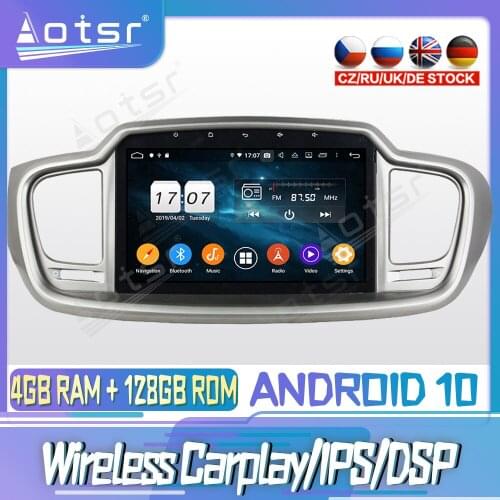 Android 10 PX6 128G For Kia Sorento 2015-2019 Carplay DVD GPS Navigation Auto Radio Stereo Video Multimedia Player HeadUnit 2din
