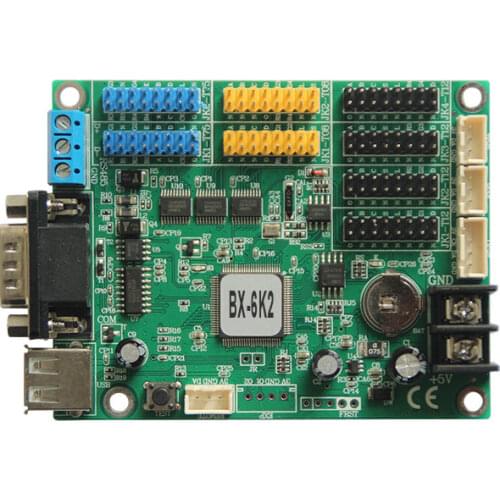 BX-6K2(RS232+RS485) full Color LED display control card system BX-6K1/6K2/6K3 (RS232+RS485) for intelligent bus display