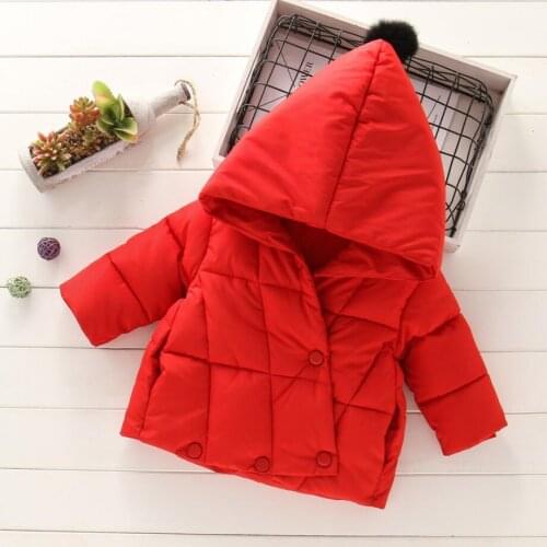 Baby Girls Jacket 2021 Autumn Winter Jacket For Girl Coat Kids Warm Outerwear Coat For Girl Clothes Children Jacket 1- 5 Years