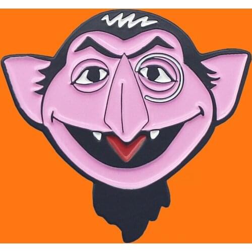 Sesame Street Burt Enamel Pins Anime Movie Metal Cartoon Brooch Backpack Hat Bag Collar Lapel Badges Men Women Fashion Jewelry