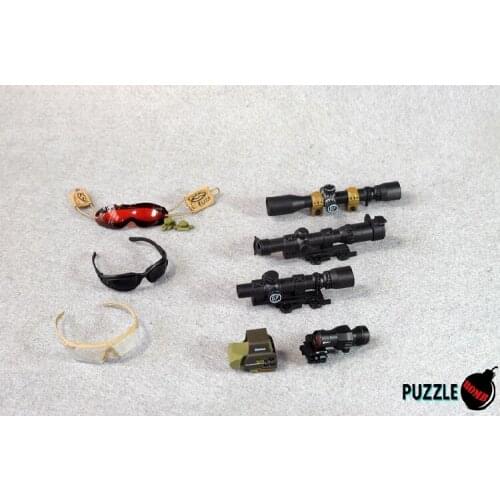 1/6 Scale Modern Military Goggles Scope Series Model for 12" Acton Figure Body Doll Sale Price