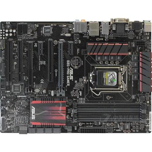 Asus Used B85-PRO GAMER Desktop Motherboard B85 Socket LGA 1150 i7 i5 i3 DDR3 32G SATA3 USB3.0 ATX