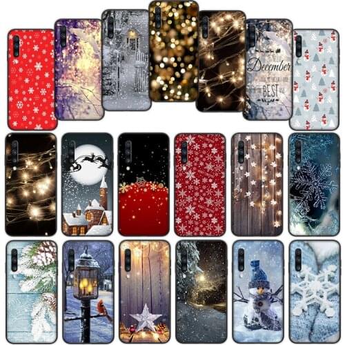 Winter Snow Snowman Light Soft Cover Case for Samsung Galaxy Note 10 20 Ultra S10 Plus S10e Lite
