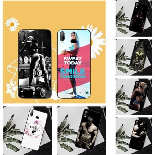 PENGHUWAN Bodybuilding Gym Fitness TPU Soft Silicone Phone Case Cover For Samsung A10 A20 A30 A40 A50 A70 A71 A51 A6 A8 2018