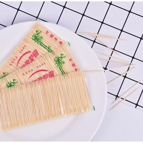 250Pcs Bamboo Disposable Natural Toothpicks Toothpicks Oral Wooden Tooth Pick Care Bamboo Products Chinese Style Toothpicks