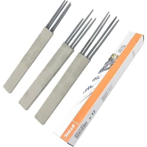 STIHL Chainsaw Sharpening Files Pack of 12pcs 200x 4.0mm 7/8 x 5/32 Chains Saw 5605 773 4012