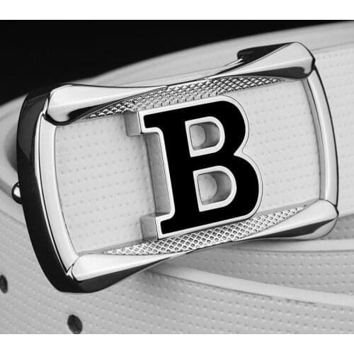 High quality fashion B buckle men designers belt luxury brand genuine leather corset belt cowhide jeans white cinto masculino