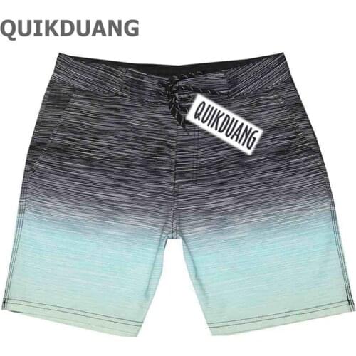 NEW Spandex Surf Pants Male Board Shorts Quick-Dry Bermuda Stretch Beach Shorts Men Casual Shorts 093