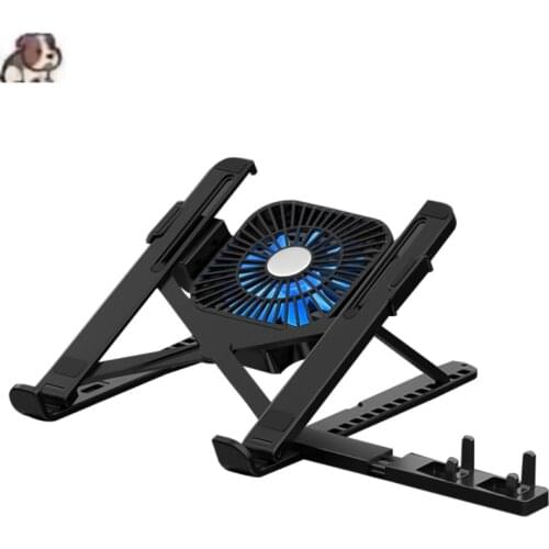 Foldable Desktop Laptop Tablet Stand With Cooling Fan Heat Dissipation For HP Dell MacBook Air Pro Stand Notebook Holder Cooler