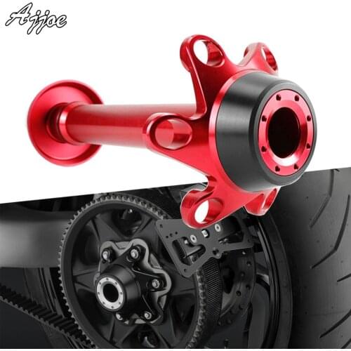 Motorcycle Rear Axle Fork Crash Sliders Wheel Protector For Ducati PanigaleV4 Panigale V4S 2018