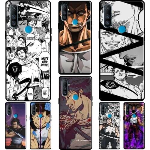 Yami Sukehiro Black Clover For OPPO Realme 8 Pro 7 6 GT Neo C3 C11 C15 Q3 Pro Phone Case For OnePlus 8 9 Pro 8T Nord
