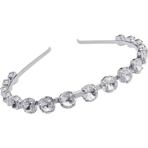 Girls Shiny Luxury Rhinestone Hair Band Crystal Hair Hoop Hair Accessories for Women Crystal Headbands Headwear