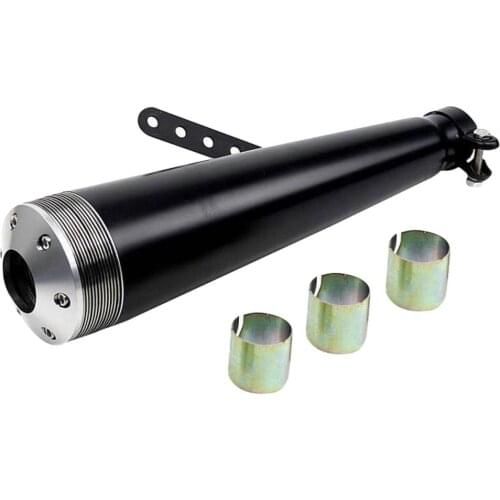 1xUniversal Motorcycle Exhaust Pipe fit for Harley Dirt Bike Street Bike Scooter