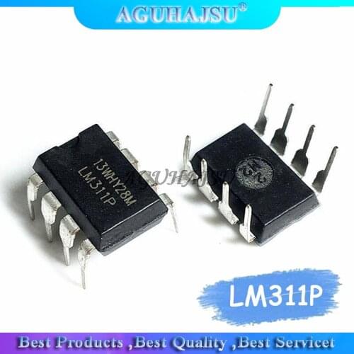 10PCS LM311P LM311 DIP8 DIP DIFFERENTIAL COMPARATORS WITH STROBES new original