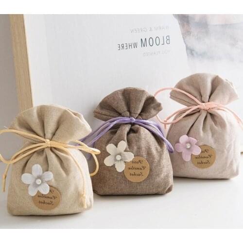50g! Natural Air Fragrance Dried Gardenia Home Fragrance Sachets bedroom wardrobe office car shoe cabinet Aromatherapy linen bag