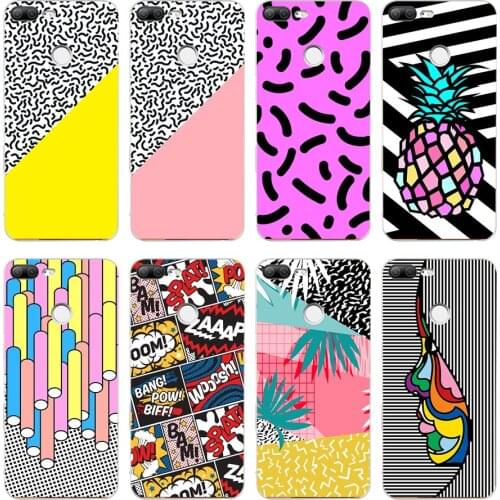 57H pop art pattern Soft Silicone Tpu Cover phone Case for huawei Honor 9 Lite 10 p 9 10 lite