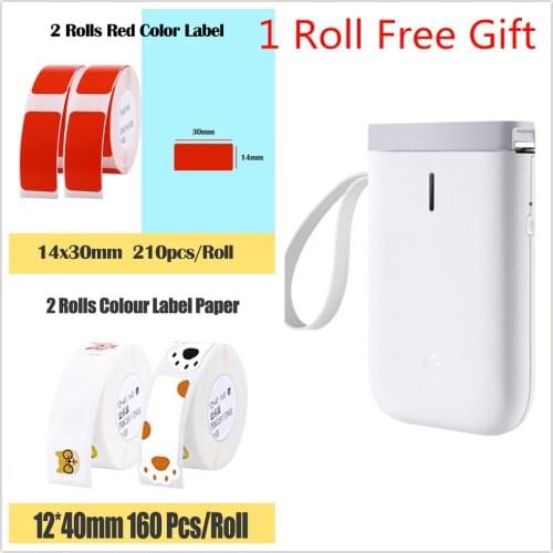 Nimbot d11 Wireless tag printer Handheld Pocket labels bluetooth printer thermal label printer Home printer(white printer)