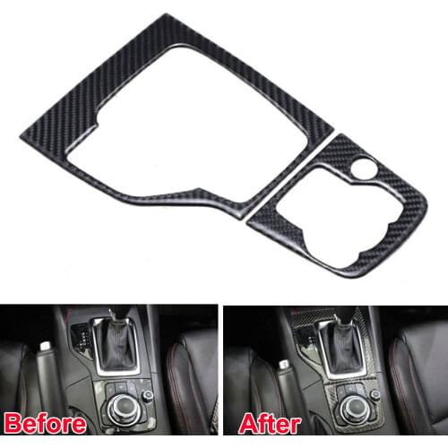 Car Interior Gearshift Gear Shift Box Dash Cover Trim Frame Decoration for Mazda 3 Axela 2013-2015 Car Styling