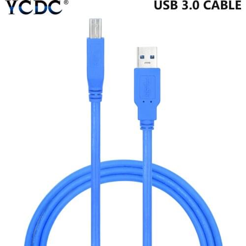 0.3 0.5 1 1.8 3 5m USB Printer Cable For Fujitsu ScanSnap IX500 Scanner Dell S2340T Monitor Dell USB 3.0 Docking Station YCDC