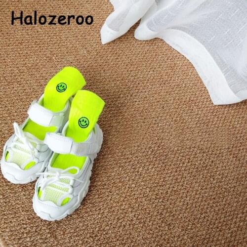 2021 Spring Kids Sport Sneakers Baby Boys Mesh Shoes Children Brand Casual Sneakers Girls White Chunky Sneakers Fashion Trainers