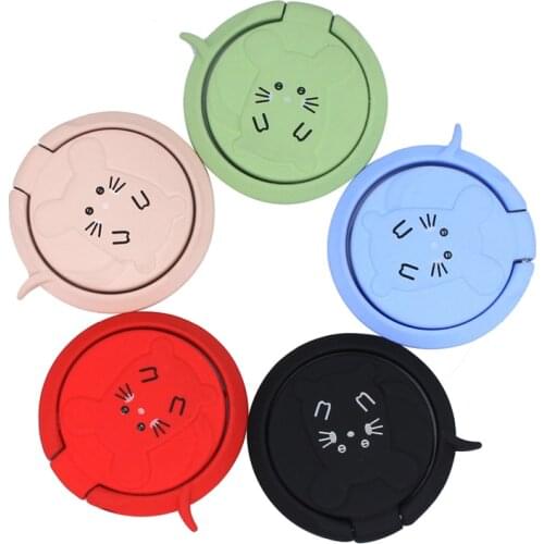 Cute Mouse Finger Ring Mobile Phone Stand Holder For iPhone Huawei Samsung Cell Smart Round Phone Ring Holder Car Mount Stand