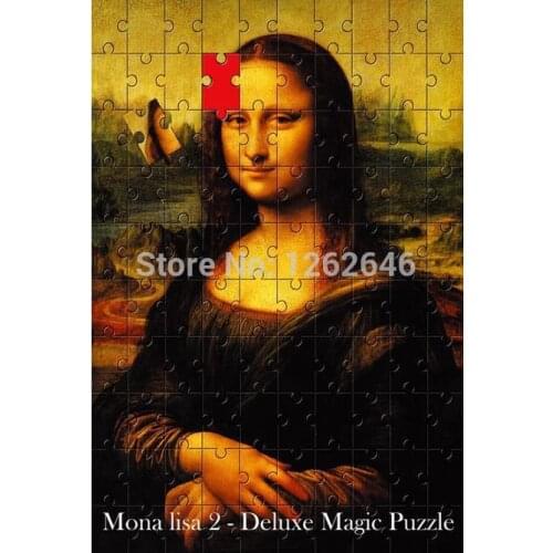 Mona Lisa 2 Magic Puzzle - Magic Tricks, Stage Magic,Mentalism,Close up,Magic Toys,Comedy,Illusion