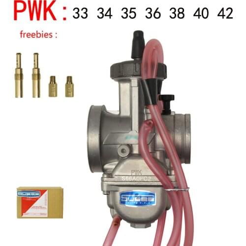 Motorcycle KEIHIN PWK Carburetor 33 34 35 36 38 40 42mm Racing Parts Scooters Dirt Bike ATV with Power Jet Used 250cc