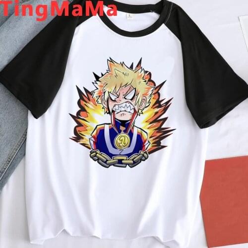 My Hero Academia Boku No Hero Academia Midoriya Izuku Deku t shirt clothes male harajuku vintage couple clothes t shirt tshirt