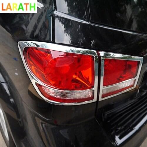 For Dodge Journey JCVU JC For Fiat Freemont 2012 2013 2014 ABS Chrome Plastic Rear Tail Light Lamp Cover Trim 4PCS Lamp Hoods