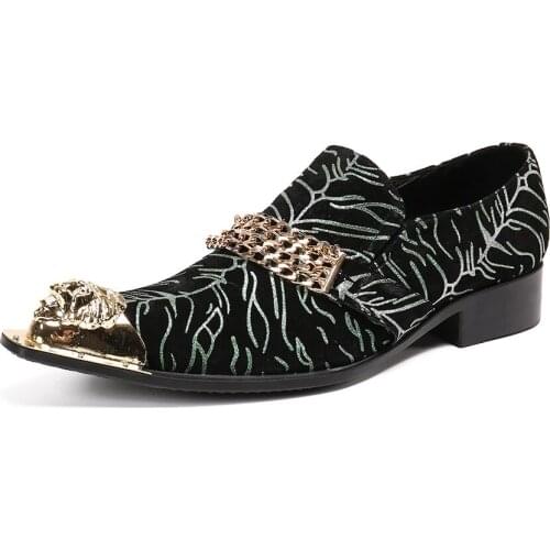 New Handmade Flowers Print Suede China Style Men Loafers Wedding And Party Men Shoes Fashion Mens Loafers, 38-46