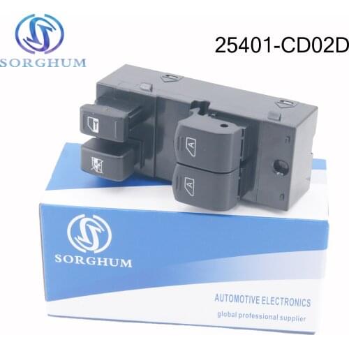 25401-CD02D 25401CD02D Power Window Master Control Switch For Nissan 350Z 2003-2008 For Infiniti G35
