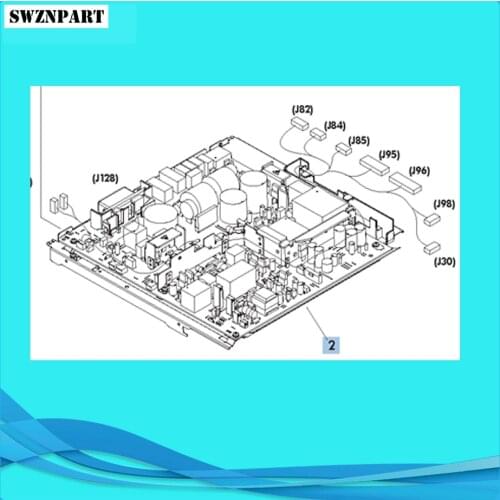 Power Supply Board for HP M600 M601 M602 M603 Rm1-8291 (110V) RM1-8392 RM1-8393-000CN RM1-8393 (220V)