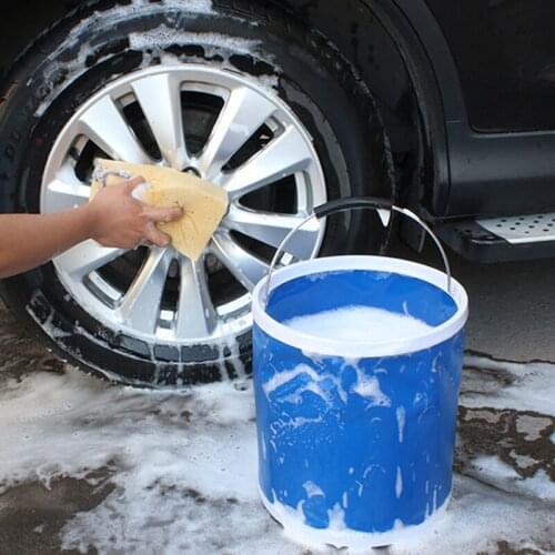 Foldable car wash fishing bathroom kitchen bucket 13L for Ford Focus Fusion Escort Kuga Ecosport Fiesta Falcon EDGE