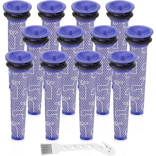 Replacement Washable HEPA Pre-Filters For Dyson V6 V7 V8 DC58 DC59 DC61 DC62 DC74 Animal Vacuum Cleaner With Brush