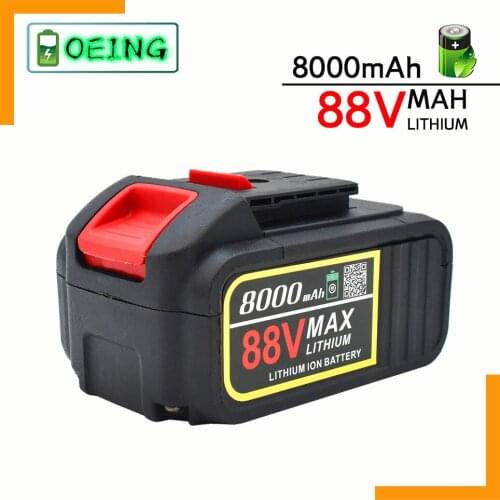 2021 NEWEST ALLSOME 88V 18650 8000mah Battery for Brushless Electric Wrench Cordless Waterproof Impact Wrench
