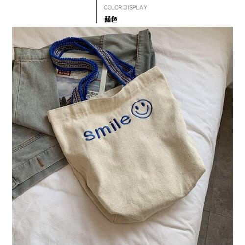 2021 New Design Eco Friendly Canvas Tote Bag with Customized Design for Women Shopping
